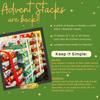 Custom 2025 Advent Stack for E. R.