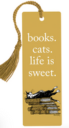 books. cats. life is sweet. Bookmark