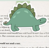 Jumbo Magnetic Bookmark - Stegosaurus