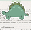 Jumbo Magnetic Bookmark - Stegosaurus