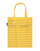 Library Card Yellow Tote Bag