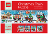 LEGO Christmas Train Puzzle: Four Connecting 100-Piece Puzzles