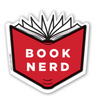 Red Book Nerd Sticker