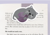 Cat with Knit Ball Bookmark