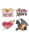 Fourth Wing Romantasy Stickers - Set of 4