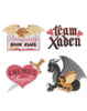 Fourth Wing Romantasy Stickers - Set of 4