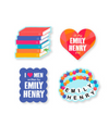 Emily Henry Stickers - Set of 4
