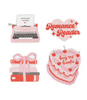 Romance Reader Stickers - Set of 4