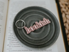 Bookish Rose Gold Acrylic Keychain