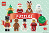LEGO Countdown to Christmas Puzzles: 12 Days of Minifigure Advent Puzzles