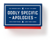 Oddly Specific Apologies Notecards