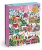 Joy Laforme Snowcap Village 1000 Piece Foil Puzzle
