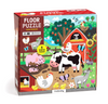 Farm Friends 25 Piece Floor Puzzle with Shaped Pieces