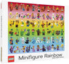 LEGO Minifigure Rainbow 1000 Piece Puzzle