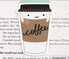 Jumbo Magnetic Bookmark - Coffee Cup