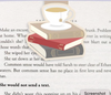 Jumbo Magnetic Bookmark - Tea Cup on Books