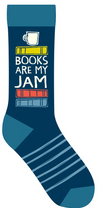 Books Are My Jam Socks