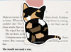 Jumbo Magnetic Bookmark - Calico Cat