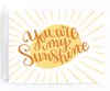 "You Are My Sunshine" Card