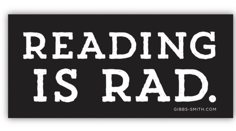 Reading is Rad Sticker – Daisy Chain Book Co.