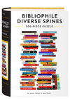 Bibliophile Diverse Spines Books 500 piece puzzle